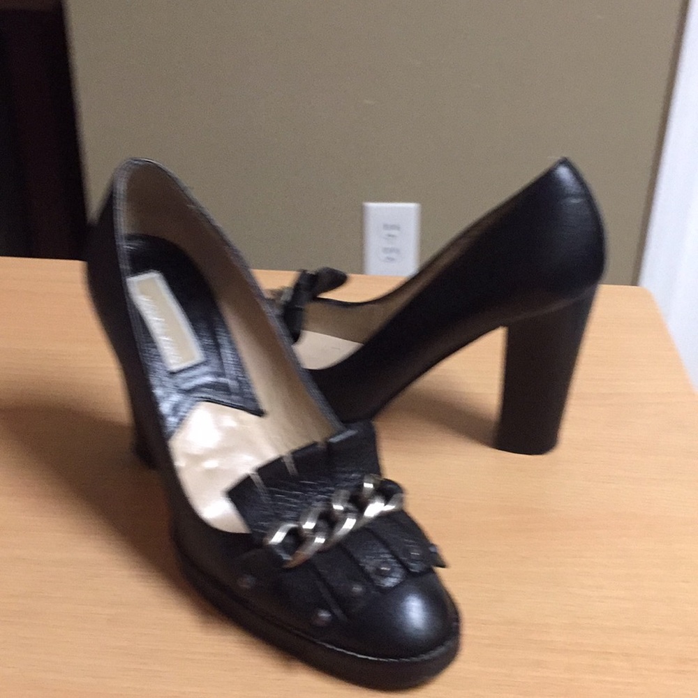 Michael Kors Career Pumps Black leather sz 7.5